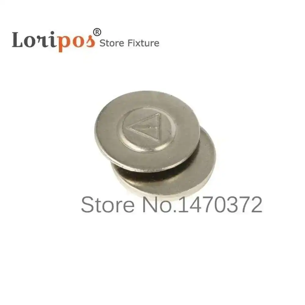 10pcs Magnet Name Badge Metallic Metal Strong Magnetic Badge Fastener Holder Card Name Id Tag