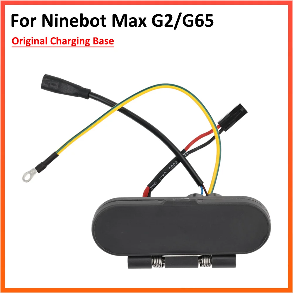 Original Charger Port for Segway Ninebot KickScooter MAX G2 G65 Electric Scooter Charging Base Assembly Parts