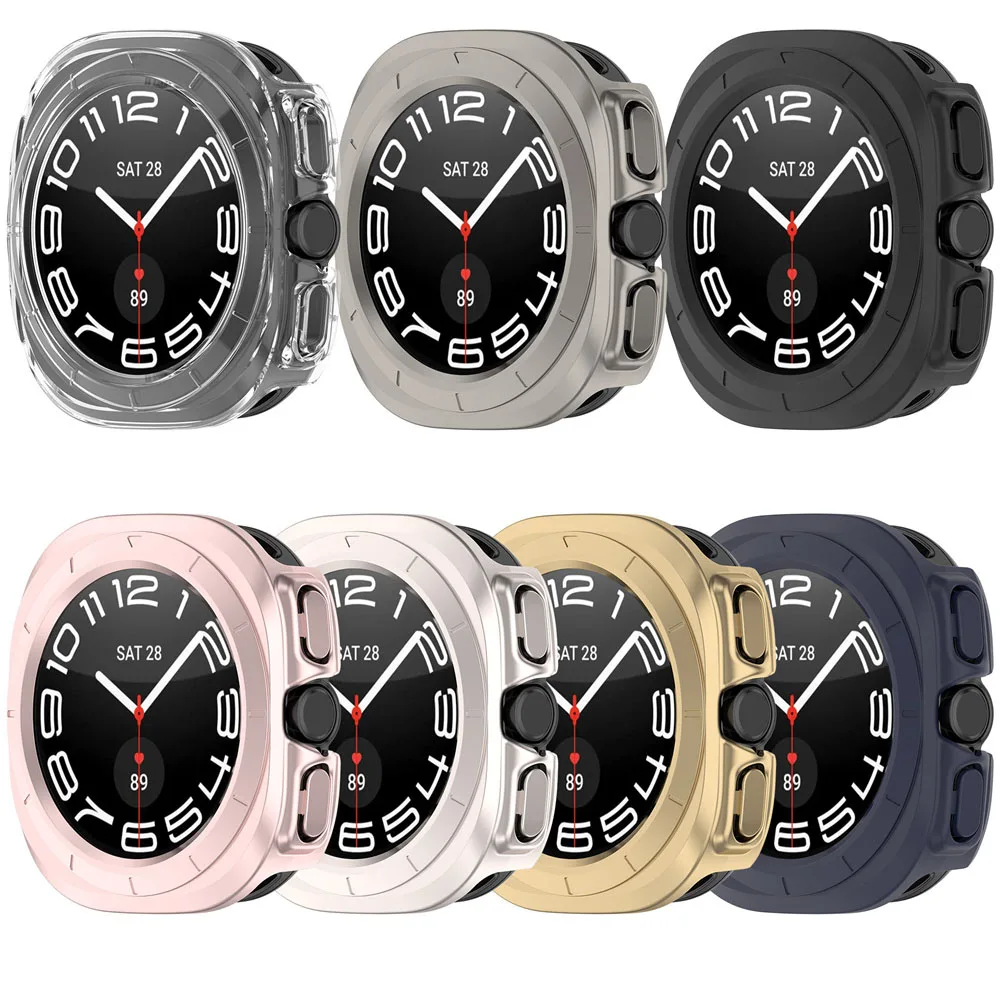 BEHUA Schutzhülle für Samsung Galaxy Watch Ultra Ultra2 47mm PC-Abdeckung Bildschirmschutz Stoßfängerhülle Zubehör – Detail 8