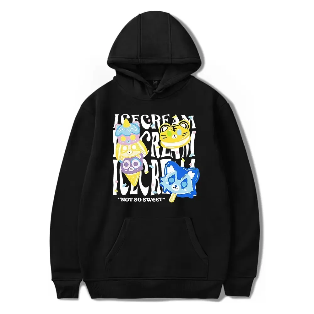 

Itsfunneh-moletom de manga comprida para homens e mulheres, pulôver fashion, roupas, Hong Kong, capuz não tão doce 2026