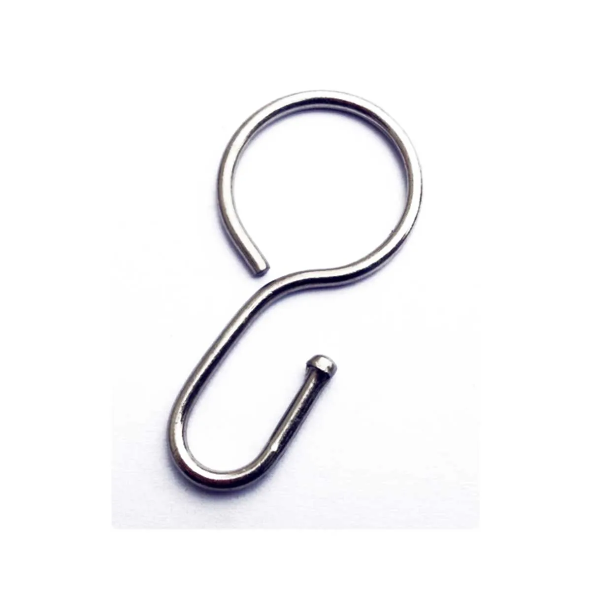 Metal Rod, Steel Wire Rope Hook, Shower Curtain With Brain Hook, Integrated Molded Accessory