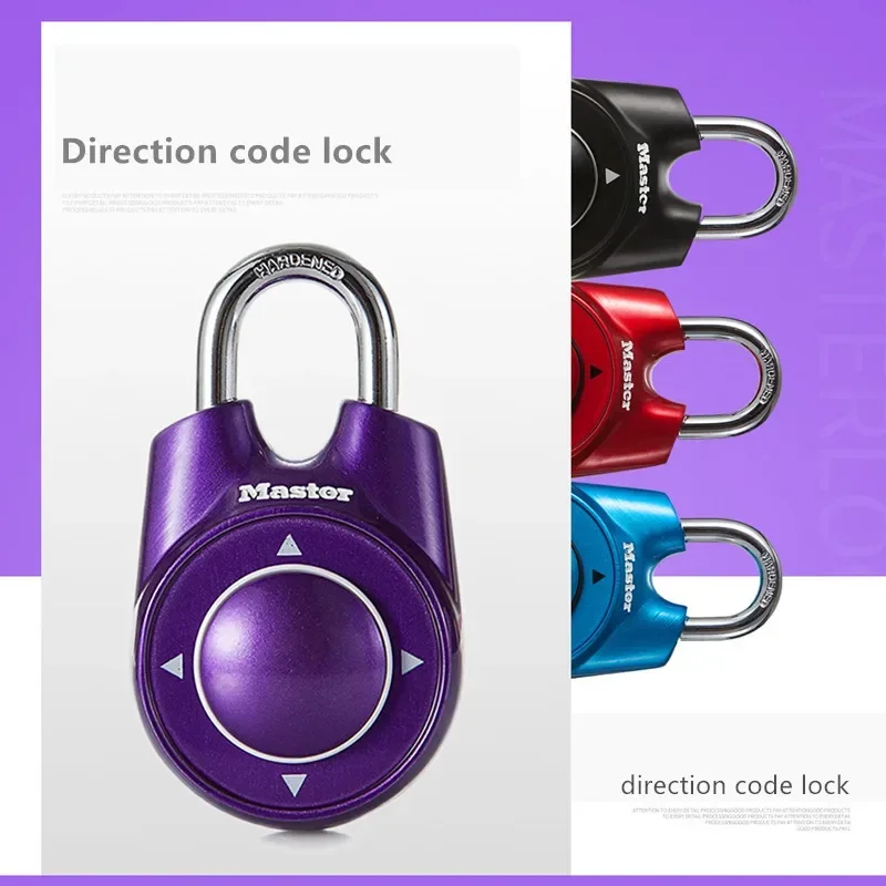 Master Lock 1500ID Portable Padlock Escape Room Gym School Club Cabinet Combination Code Directional Keyless Door