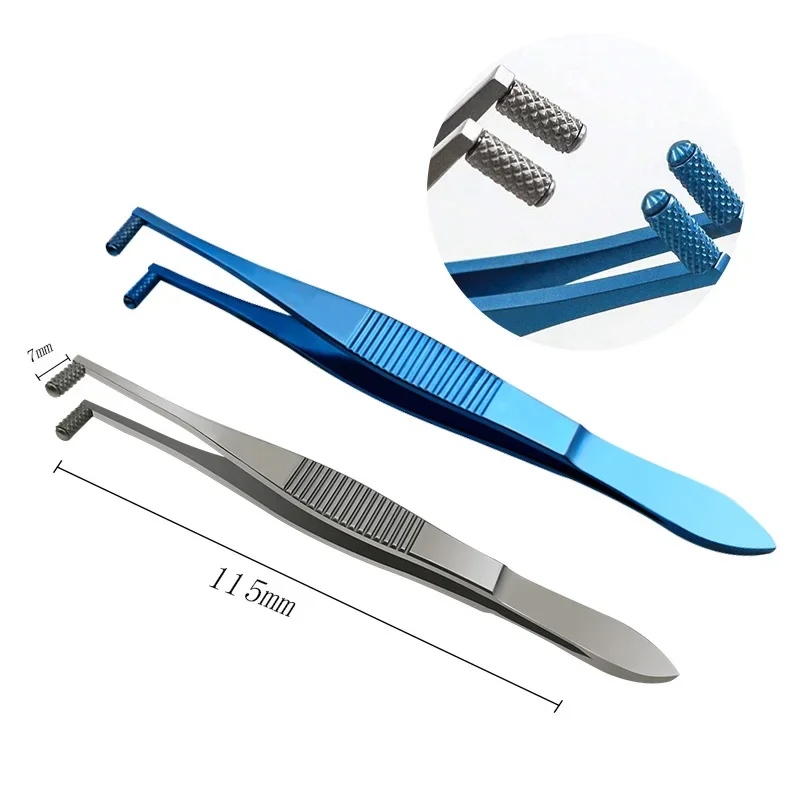 

GREATLH 1pcs Ophthalmic Epithelial Roller Wheel Forceps Titanium Stainless Ophthalmic Plastic Surgery Tools