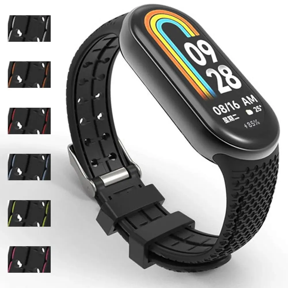 

Silicone Strap for Mi Band 8 Bracelet Sport Belt Rubber Watchband Replacement Smartwatch Bracelet for Xiaomi Mi Band 8 NFC Band