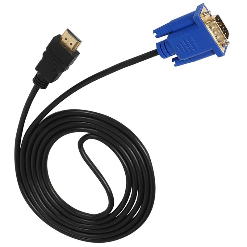 -ESTR 3X HDTV 골드 수-VGA HD-15 수 15핀 어댑터 케이블 6피트 1.8M 1080P