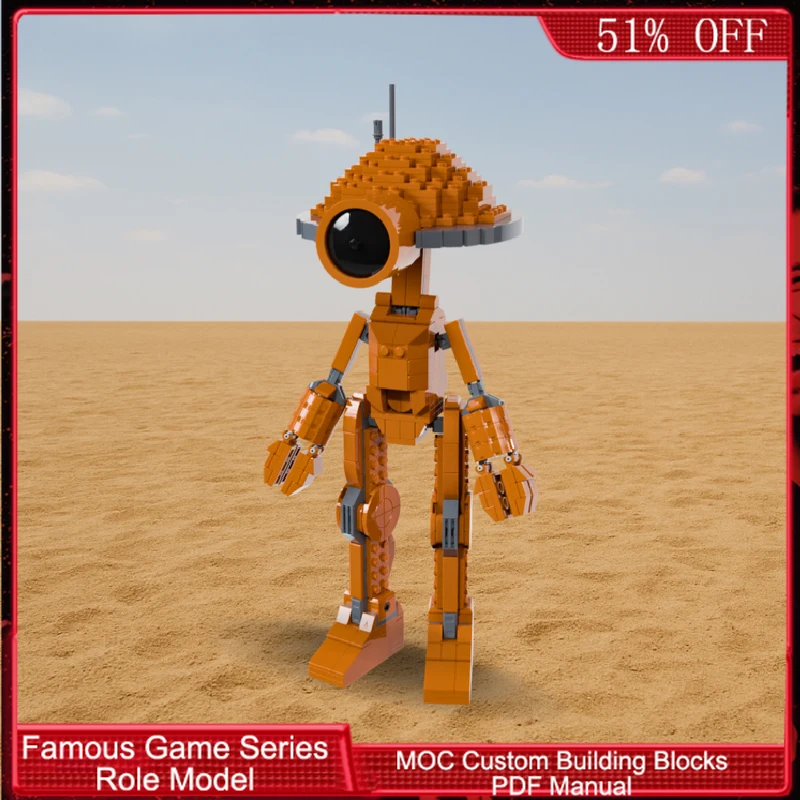 

Набор для сборки дроида-ремонтника Star Battle (653 детали), модульный конструктор MOC, креативный дизайн, развивающая игрушка для мальчиков, подарок на праздник