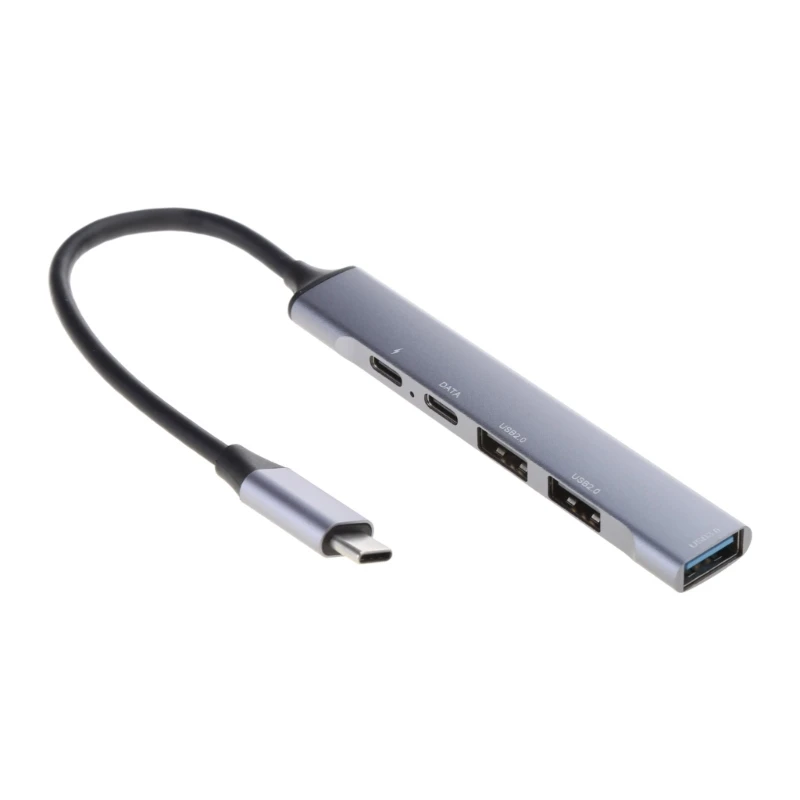 

Концентратор USB C 4 в 1, несколько портов USB, USB3.0, док-станция USB2.0 TypeC, PD60W, быстрый концентратор данных, адаптер из