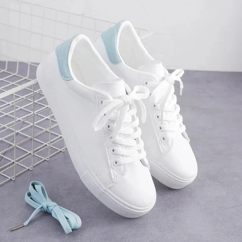 Frühling und Herbst neue flache Schuhe trend ige Schuhe vielseitige Frühling und Herbst Sport lässige kleine weiße Schuhe – Detail 2