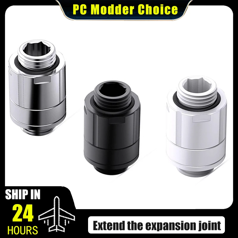 

FREEZEMOD ПК с водяным охлаждением, удлинитель SLI для видеокарты, 22-31 мм, телескопический шарнир GSSJT-E2, вращающийся, 2023, шестиугольная розетка