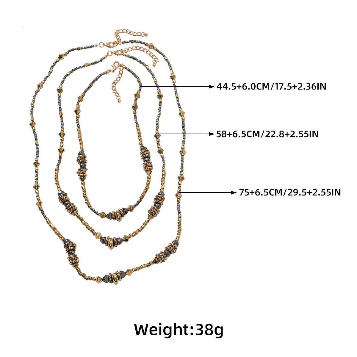 Thumbnail 2 - #64 Latest Layered Necklaces Offers