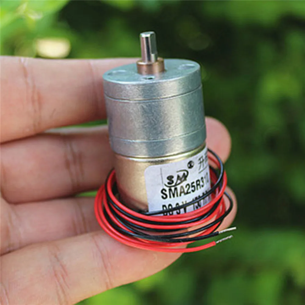 

High Quality 3-5V Geared DC Motor All Metal Gear 25 Gearbox Accessories Parts