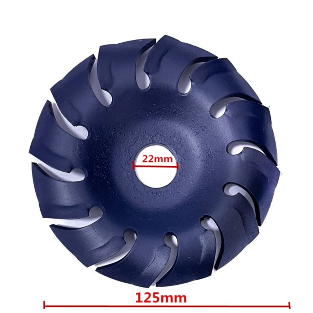 Imagem -02 - Disco de Escultura em Madeira 125 Angle Grinder Shaping Blade Ferramenta para Madeira 22 mm Bore 12 Dentes