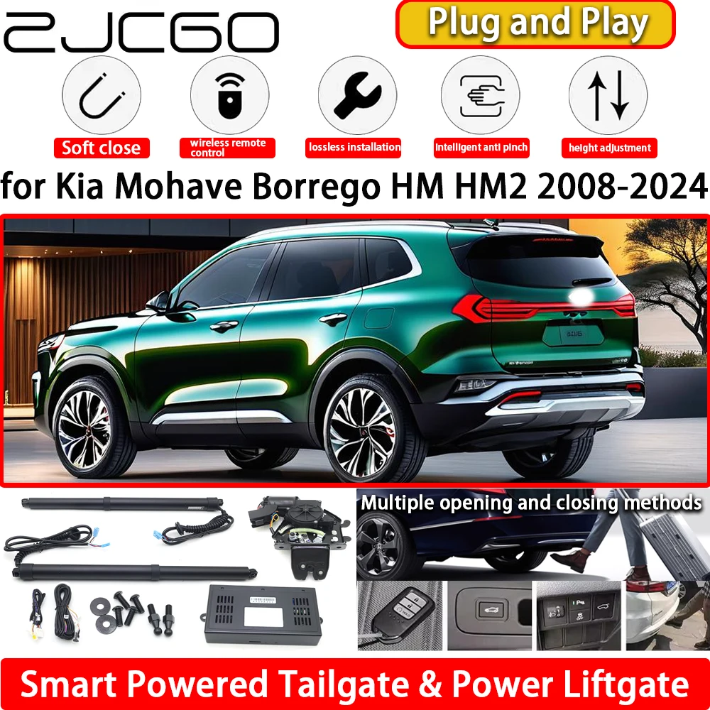 

ZJCGO for Kia Mohave Borrego HM HM2 2008-2024 OEM Automatic Electric Powered Tailgate Power Liftgate Tail Gate Lift Kit System