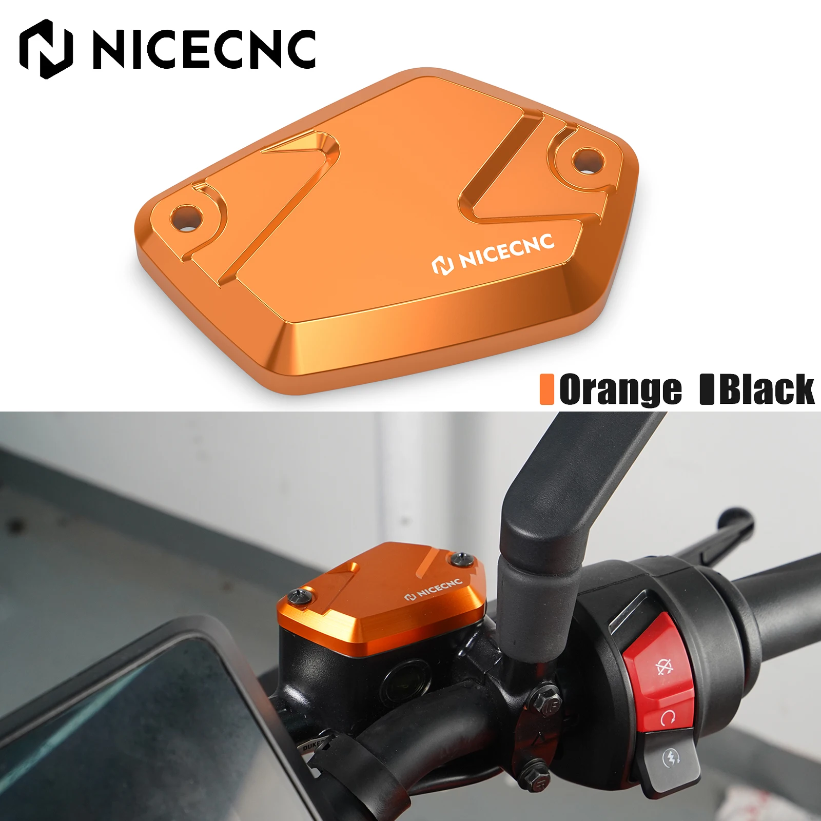 

For KTM 2024-2025 125 250 390 Duke Front Brake Fluid Reservoir Cover 390 Enduro R SMC R 390 Adventure X Adventure R 2025