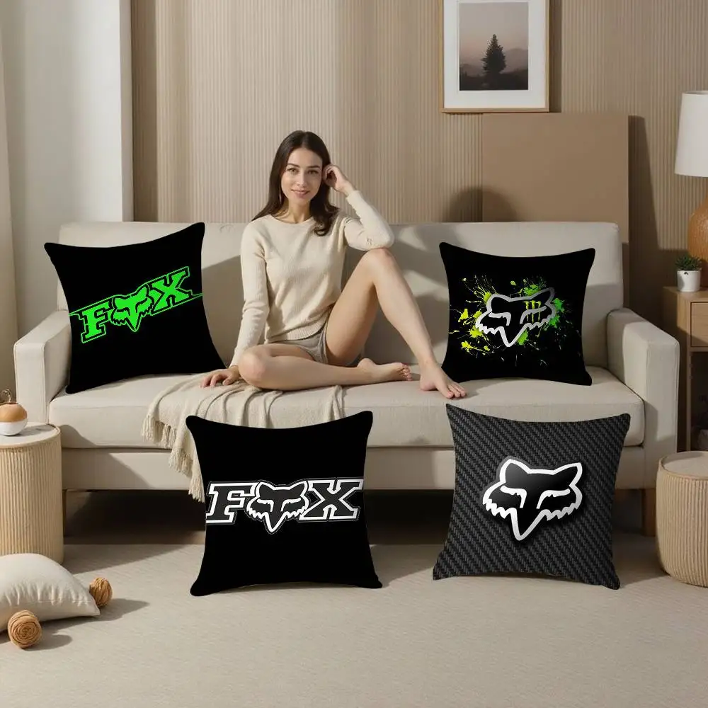 F-Fox-Racing-S Cool Pillow Case Plush Fabric Soft  Pillowcase Double Sided Print Cushion Cover Household Gifts
