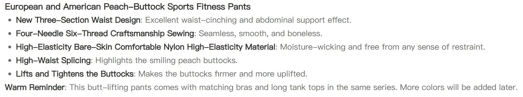 Nahtlose Sport-Yoga-Leggings mit hoher Taille, durchsichtige Sport-, Yoga-, Fitness- und Laufhose, schnelltrocknende Hose mit Scrunch-Butt-Effekt – Detail 3
