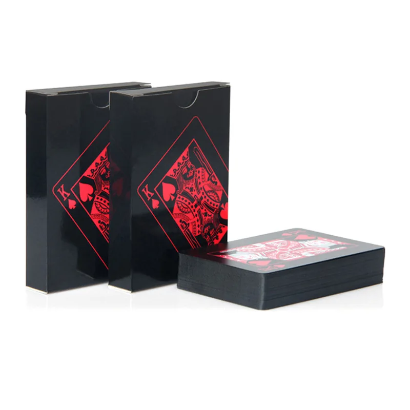 Black Waterproof Playing Cards