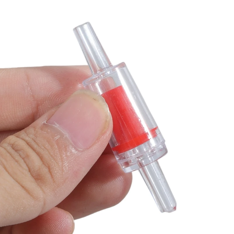 F92B 10pcs ตรวจสอบวาล์วทางเดียวที่ไม่คืนค่าวาล์วสำหรับปลาสำหรับตู้ปลาถัง WA