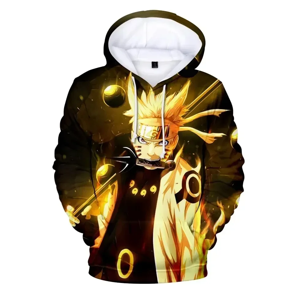 Uzumaki Naruto Boys Girls Hoodie Hatake Kakashi Men's Hoodie 3D Printing New Style Pullover Anime Men's Hoodie Fashion Mens Wear