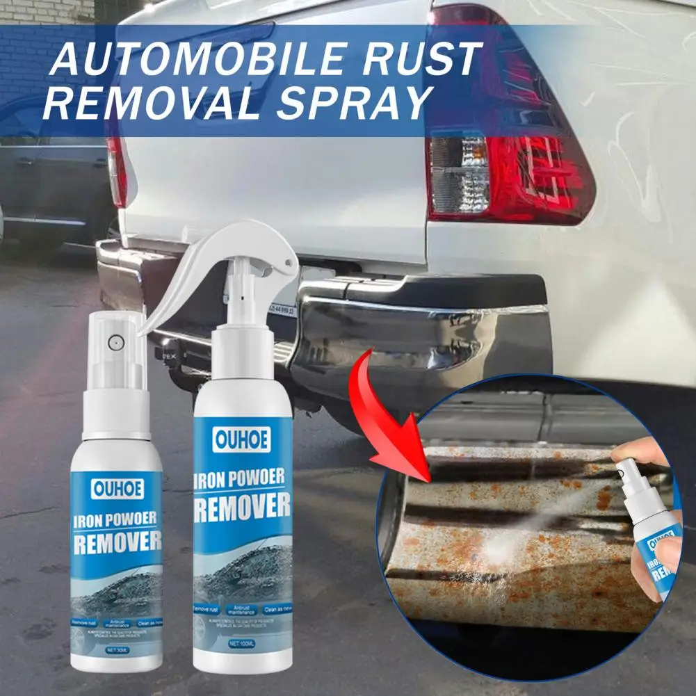 

Easy Car Rust Restoration Rust Remover Spray Set with Sponge for Long-lasting Protection Easy Care Multi Purpose Iron for Rust