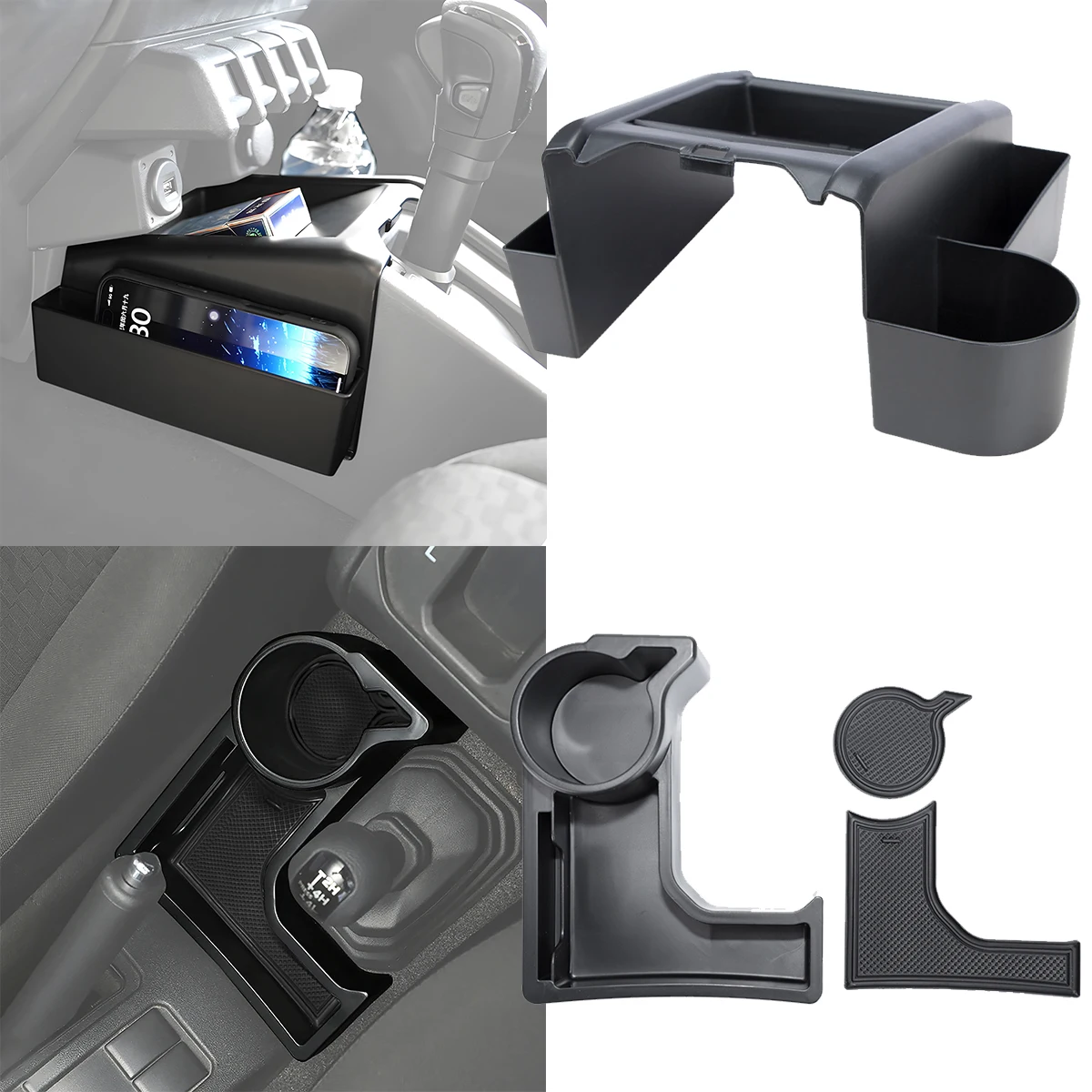Center Console Gear Shift Storage Interior Organizer Cup Holder for Suzuki Jimny 2019-2026 JB74 JB64 4WD Automatic Transmission