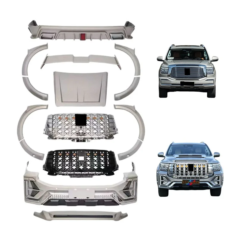 

New Design Car Grills Front Bumper Diffuser Fender Flare Bodykit Accessories for Tank 500 2023+ Hurricane High Version Body Kitc