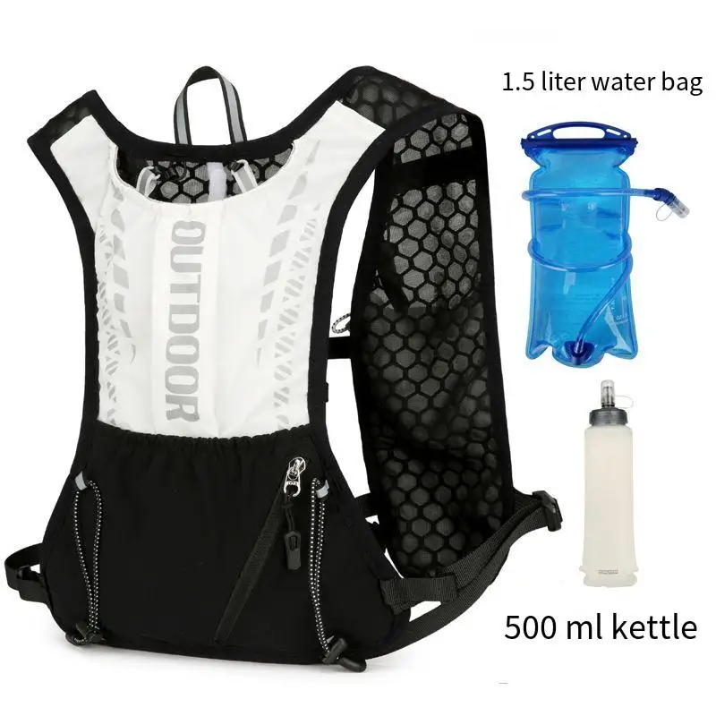 Outdoor Sports Water Bag Marathon Hiking Running Cycling Backpack Off-Road Mountain Climbing Dual Shoulder Bag Hydration Package