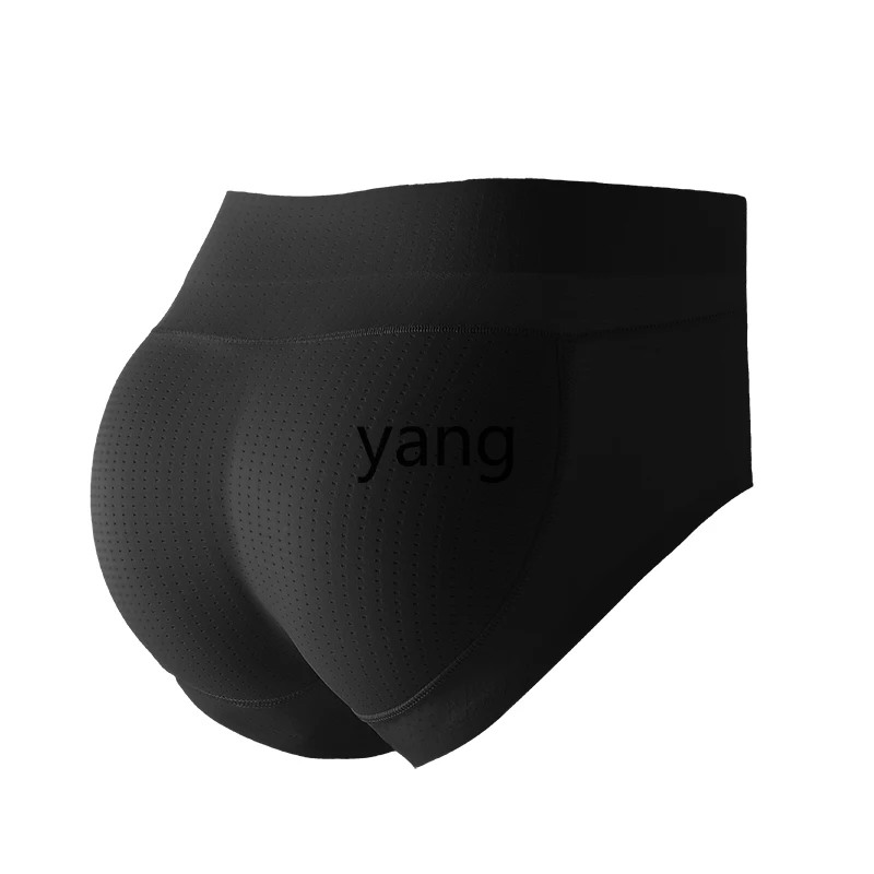 

LMM ice silk abdomen and hip lift underwear female fake butt pad natural seamless buttocks