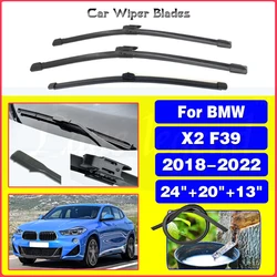 Car Front Rear Wiper Blades For BMW X2 F39 2018 2019 2020 2021 2022 Car Accessories Windscreen Windshield Brushes 24