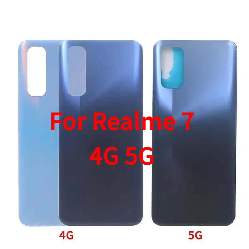 For Oppo Realme 7 4G 5G Back Housing Back Cover Battery Case Replacement