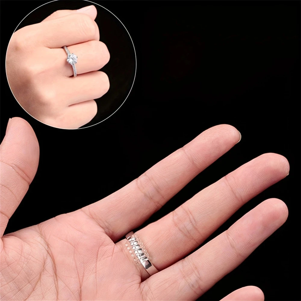 Picture 5: 3cps Guard Tightener Reducer Resizing Tool Transparent Spiral Based Ring Tools Spring Coil Ring Size Adjuster