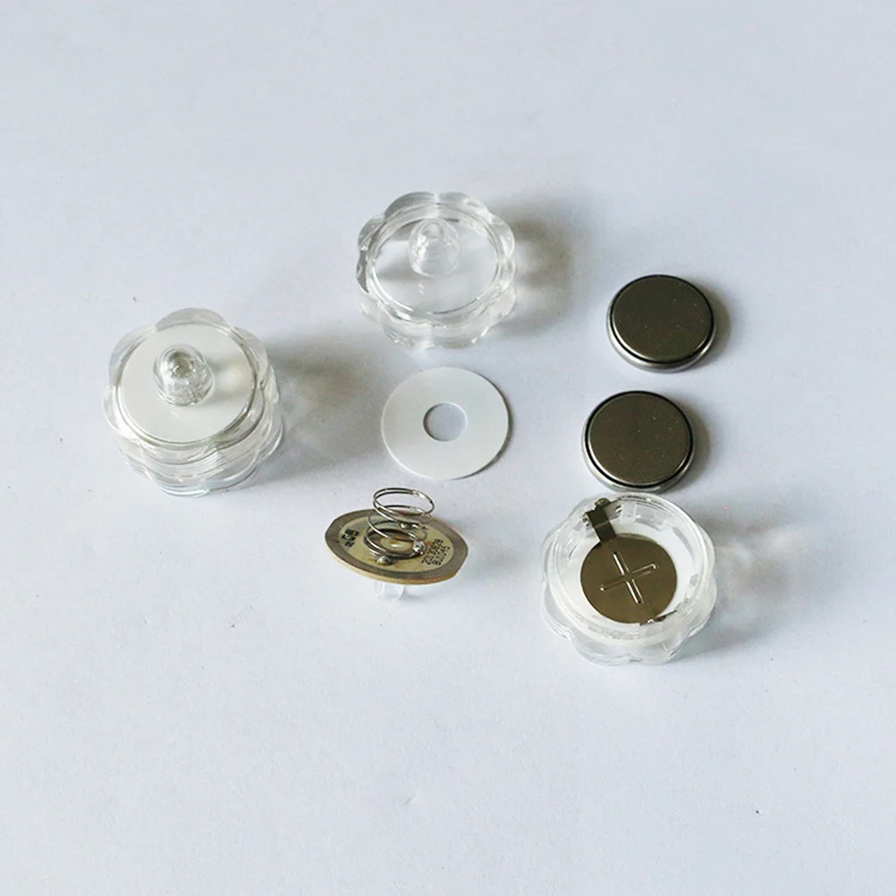 24 шт. водонепроницаемые подводные светодиодные фонари прозрачный пластиковый погружной светильник для бассейна, пруда, фонтана, освещение для свадебной вечеринки