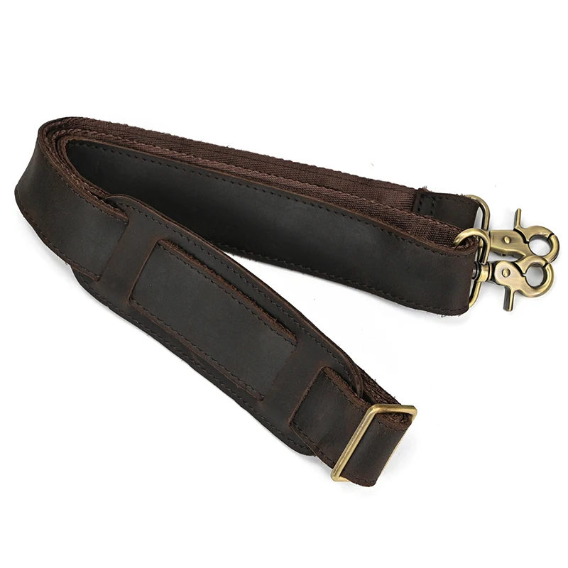 Vintage Lederen Riem Voor Schoudertas Verstelbare Lange Riem Voor Messenger Bags Heren Tas Riem