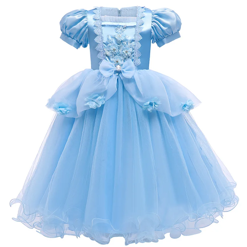 Cartoon personagem princesa cosplay fantasia, vestido rosa deluxe, festa de Halloween carnaval