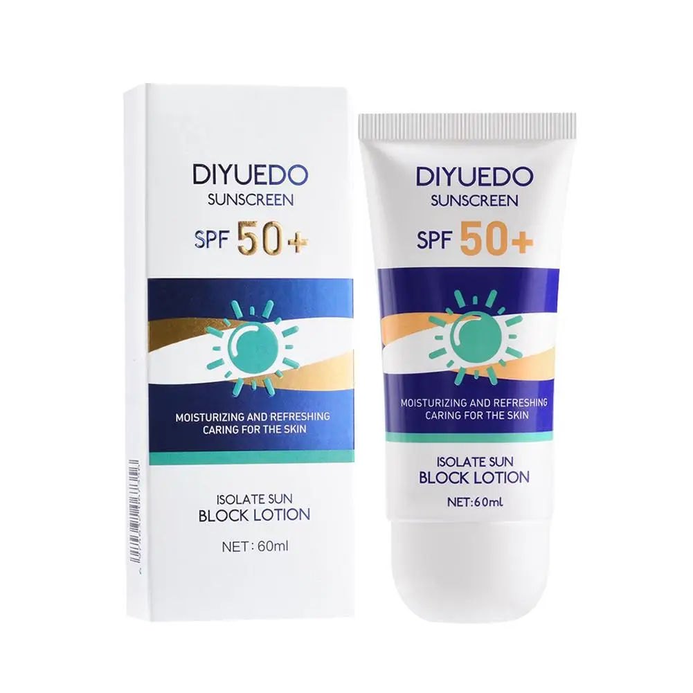 Spf 50+ Sunscreen For Face Body Sun Block Creams Sweat Proof Refreshing Non Greasy Solar Blocker Protector Sun Cream