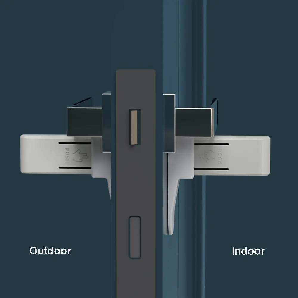 قفل باب متعدد الأغراض سهل التركيب، معدات حماية الطفل، أقفال أمان للأطفال، قفل رافعة الباب