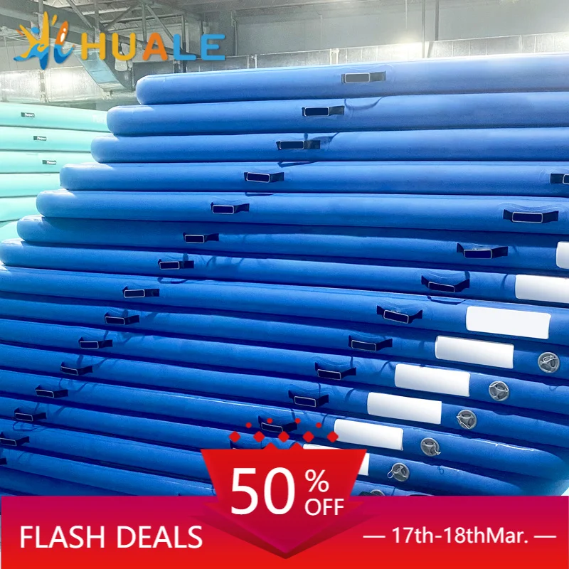 Custom Size 30010010cm Competition‑Grade Inflatable Air Track Mat For Professional Gymnastics Athletes