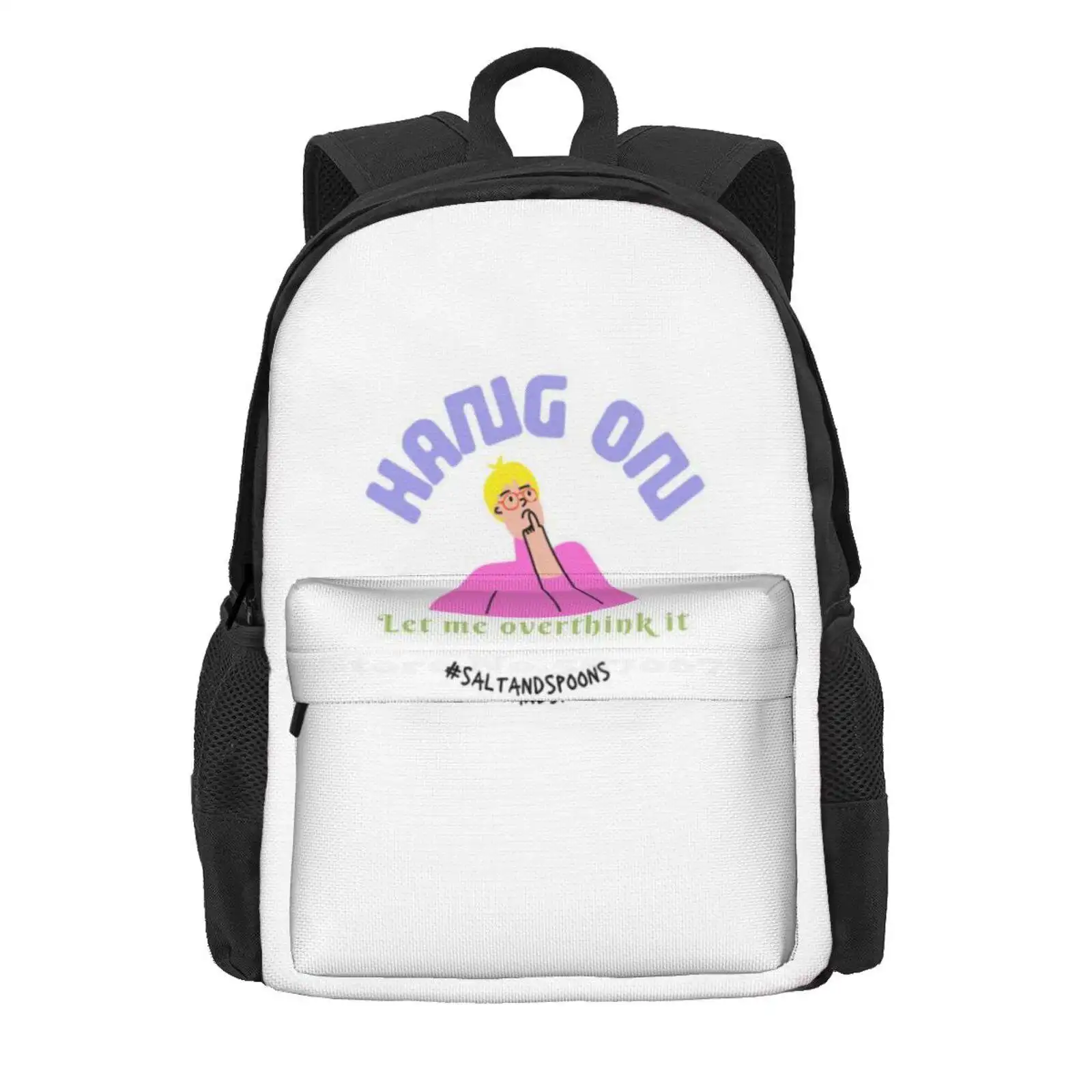 Overthinker Hot Sale Schoolbag Backpack Fashion Bags Anxiety Overthinker Thinking