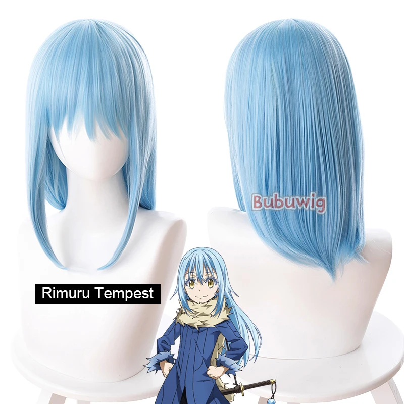 ванию Bubuwig Syntetyczne włosy Milim Nava Rimuru Tempest Shuna Cosplay Peruki That Time I Got Reincarnated as a Slime Peruki Odporne na ciepło