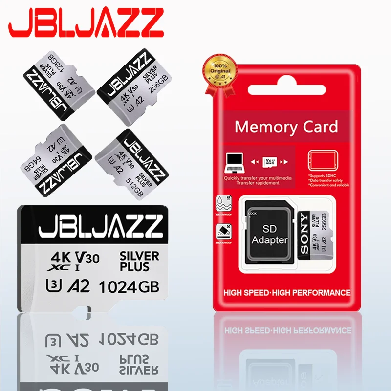 

Micro SD Card Extreme A2 V30 4K MicroSD Memory Card for Drones Phone Dash Cam Max190Mb/s Flash TF Card 64GB 128GB 256GB