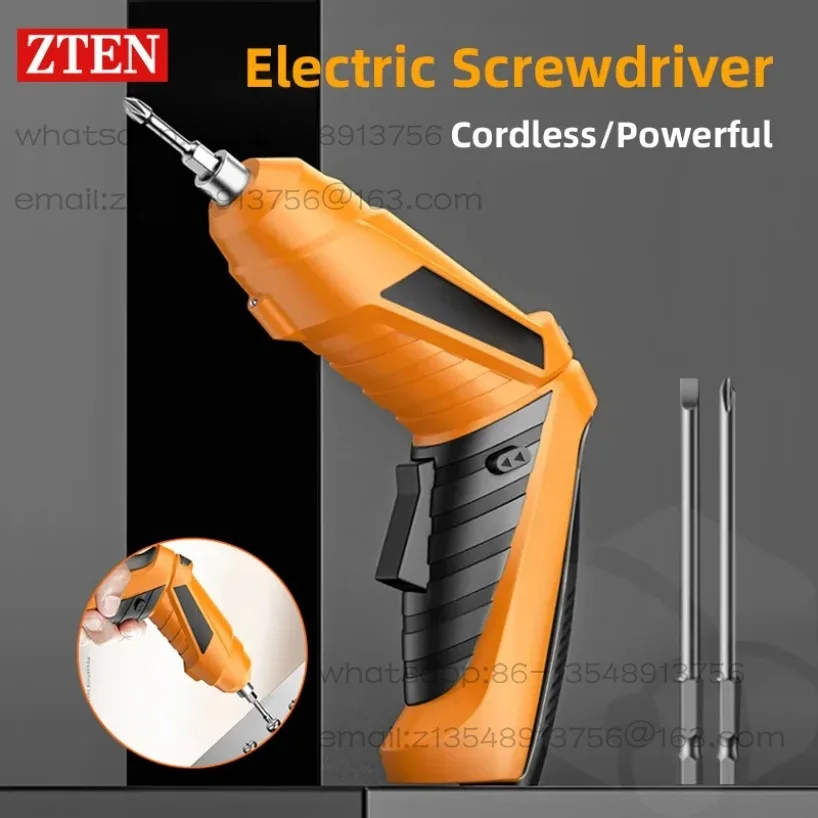 Electric screwdriver rechargeable household mini electric drill fully automatic small screwdriver artifact
