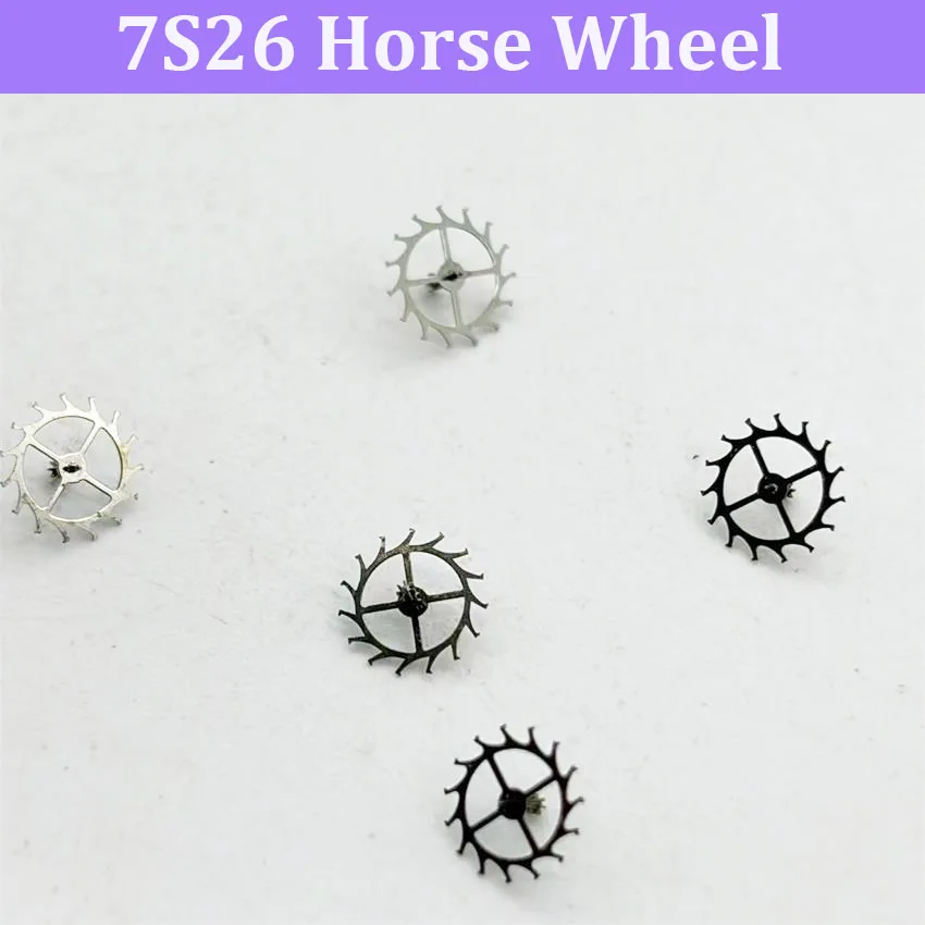 1pcs 7S26 Mechanical Watch Movement Horse Wheel Repair Part Lotus Escaping Wheel Accessory for Watchmakers
