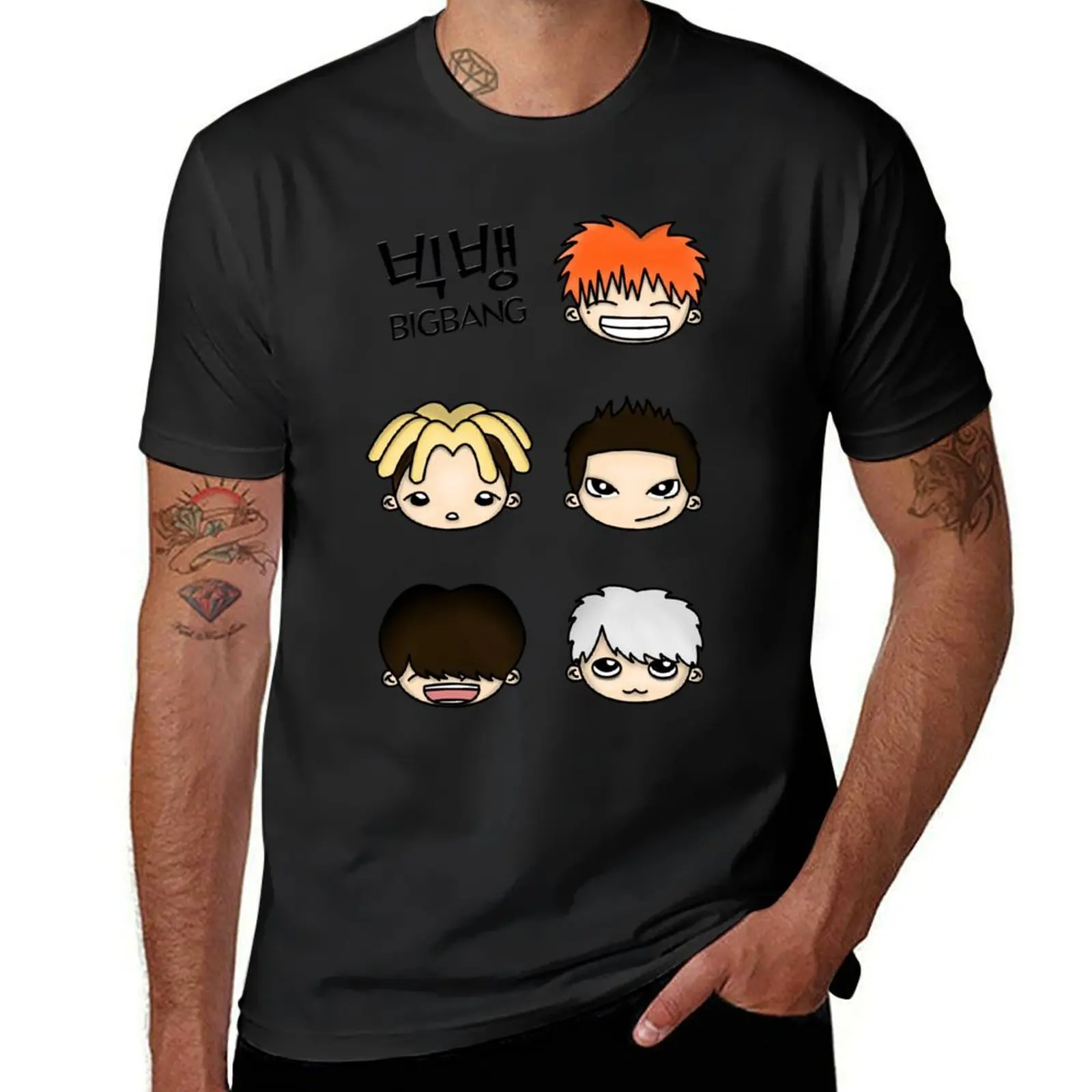 

Big Bang Fan Art 1.0 T-Shirt blacks quick drying funny costumes custom shirt funny t shirts men