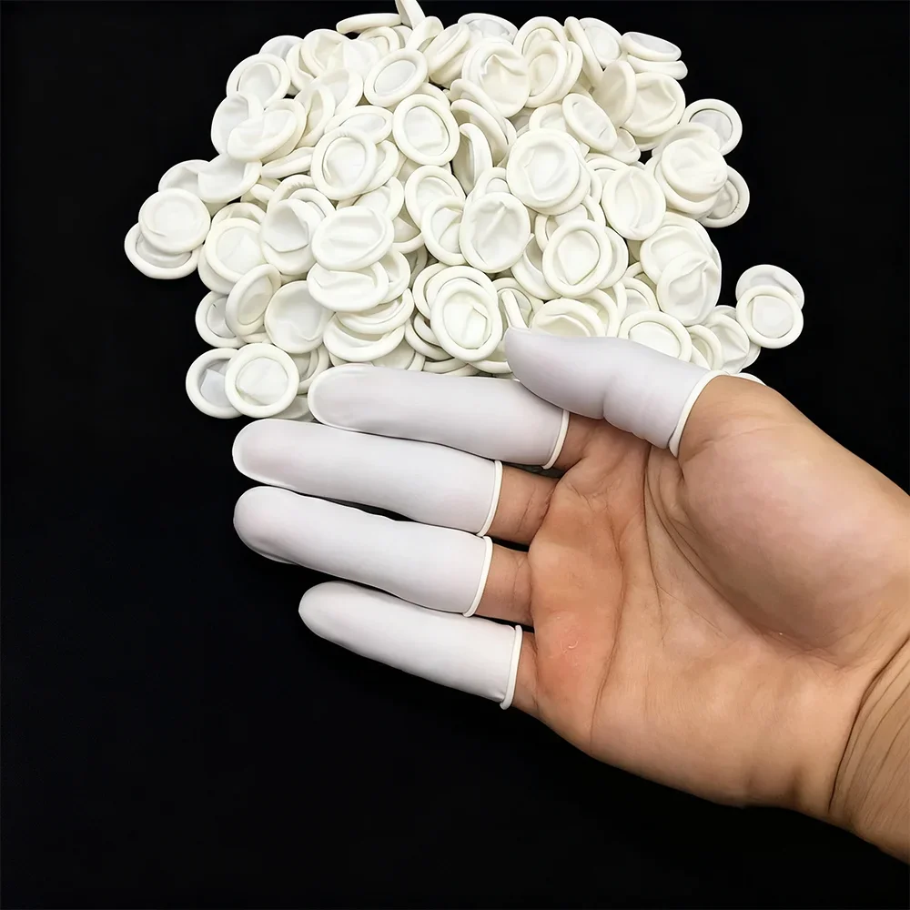 100/50/30pcs Disposable Latex Rubber Finger Cots Sets Fingertips Protector Gloves New Watch Repair Tool