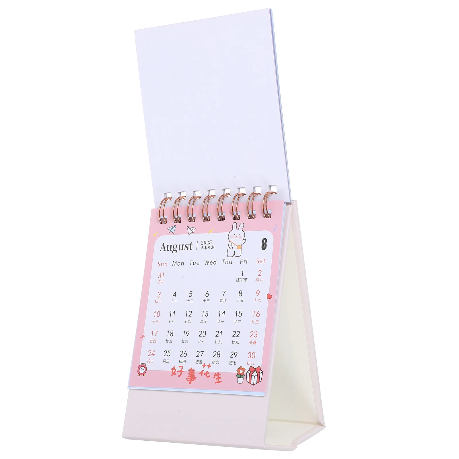 2025 Desk Calendar Office Aesthetic Notebook Calender Paper for Classroom Planner