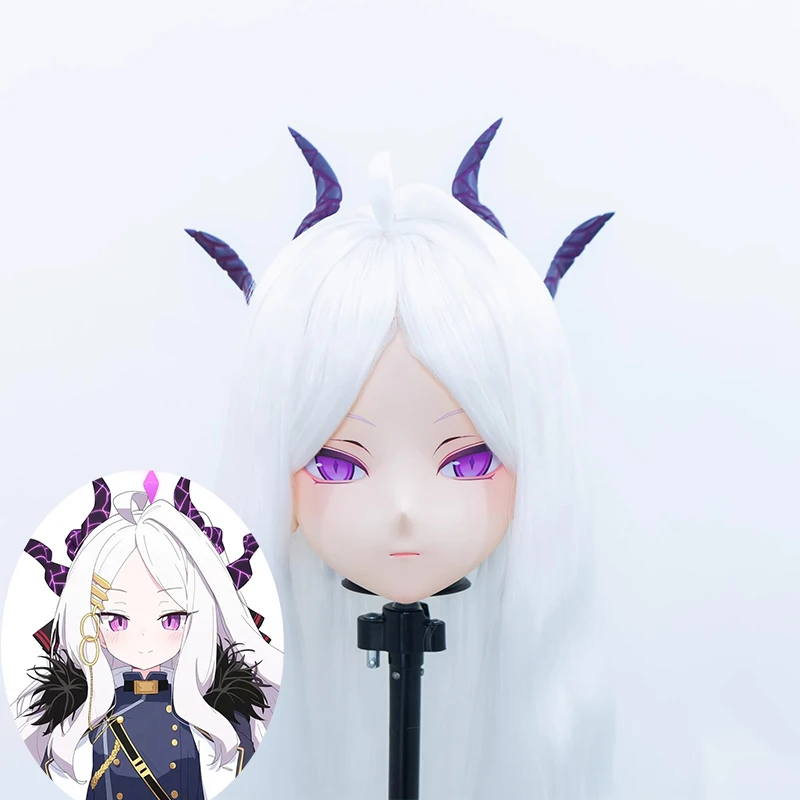 

(MEO319) Customize Handmade Full Head Lockable Crossdress Male to Female Japanese Cartoon Anime Game Character Kigurumi Mask