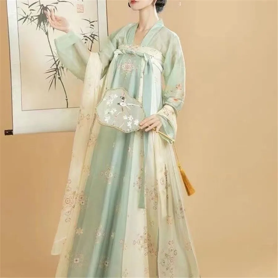 

Hanfu Dress Women Ancient Chinese Hanfu Robe Fairy Cosplay Costume Lady Elegance Traditional Tang Dynasty Princess Dance Wear