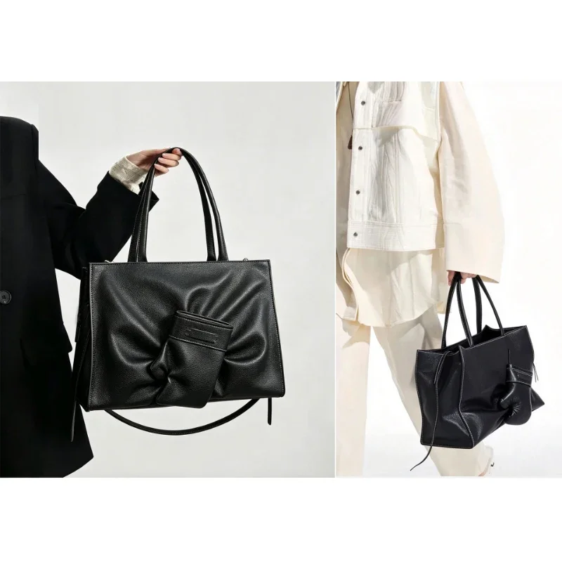 Boxhandschuh-Stil Tragetasche, Weiche Damen-Schultertasche mit Großer Kapazität, Trendige Reißverschluss-Handtasche in Unifarbe mit Persönlichkeitsausdruck – Detail 3