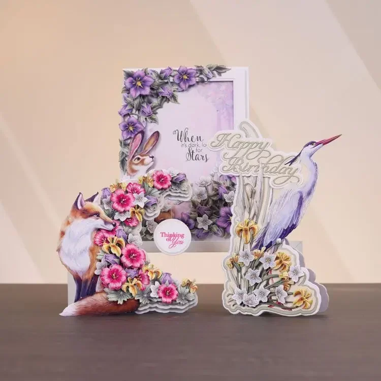 مجموعة جديدة للحياة البرية الرائعة لعام 2025 من أغسطس، قالب قطع معدني يمكنك صنعه بنفسك، صانع الحرف اليدوية، قالب ألبوم الصور مصنوع يدويًا