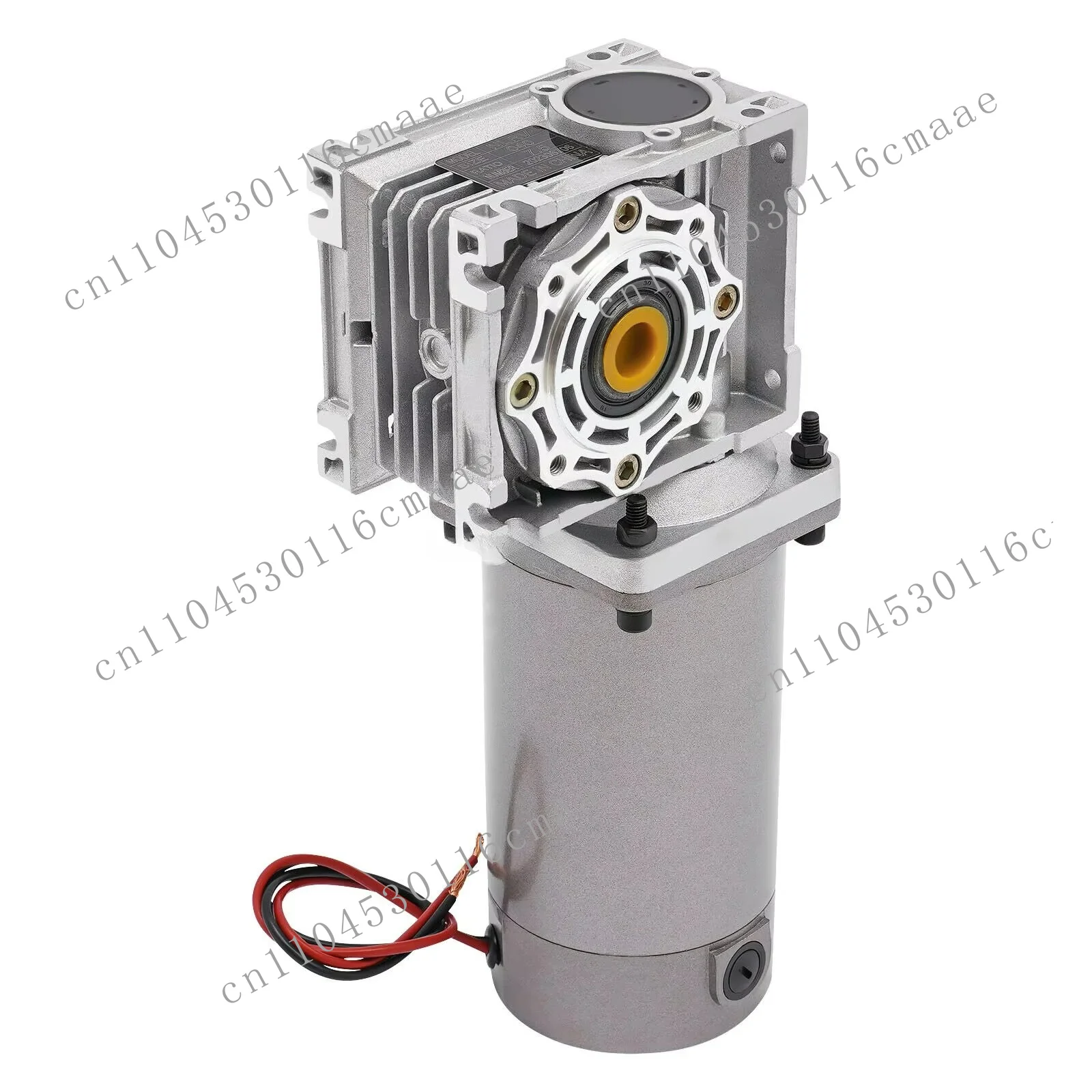 Motor de CC con Eje Hueco y Engranaje Helicoidal, 120W, 1800 RPM, Motor de CC con Escobillas y Engranaje Helicoidal NMRV040, Motor de CC de Imán Permanente de 24V